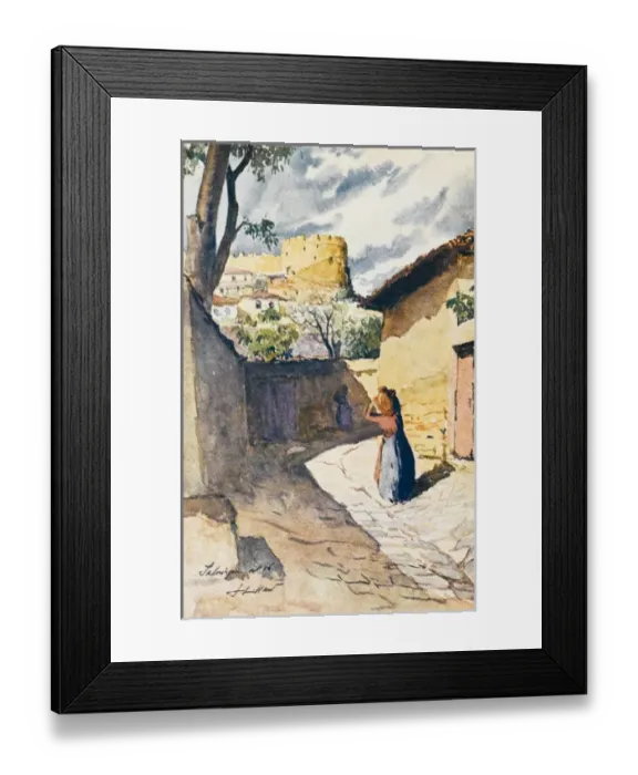 Framed Print : Salonica - Yedi-Kule Fortress - Greece Framed Print : Salonica - Yedi-Kule Fortress - Greece