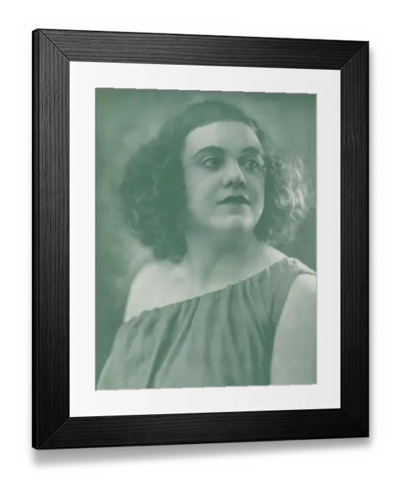 Framed Print : Kathe Teuwen as Aida Framed Print : Kathe Teuwen as Aida