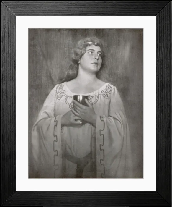 Framed Print : Emmy Streng as Isolde Framed Print : Emmy Streng as Isolde