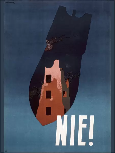 Polish anti-war poster -- Nie