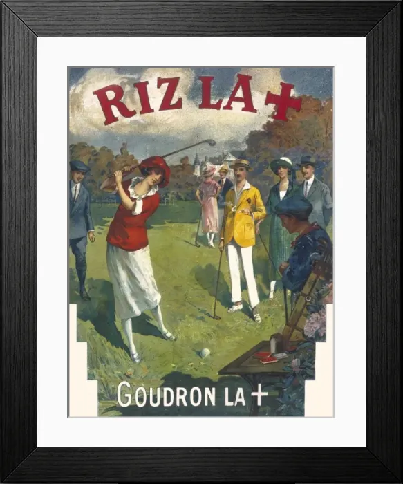 Framed Print : Poster advertising cigarette papers Framed Print : Poster advertising cigarette papers
