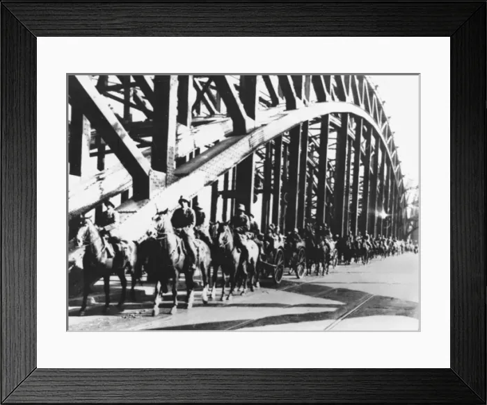 Framed Print : German re-occupation of Rhineland, 1936 Framed Print : German re-occupation of Rhineland, 1936