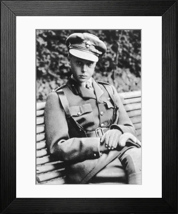 Framed Print : Prince of Wales during World War I Framed Print : Prince of Wales during World War I