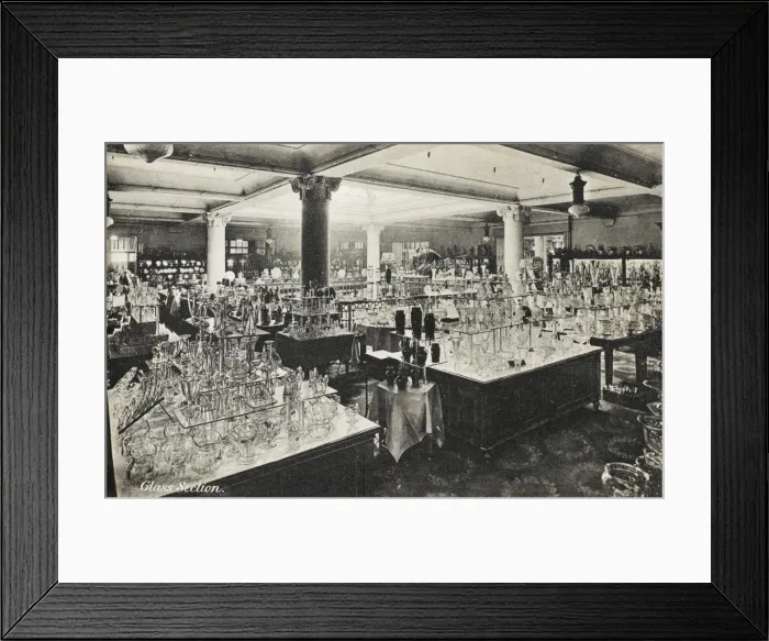Framed Print : Selfridges, London - Glass Section Framed Print : Selfridges, London - Glass Section