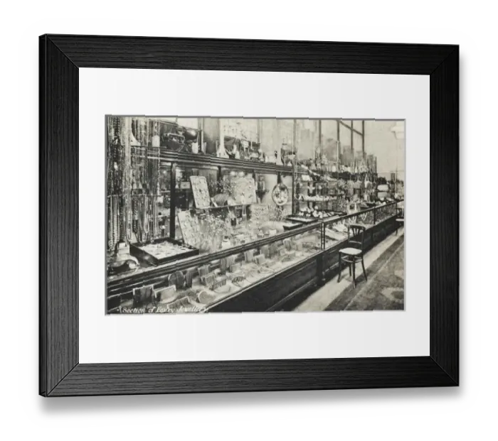 Framed Print : Selfridges, London - Section of Fancy Jewellery Framed Print : Selfridges, London - Section of Fancy Jewellery