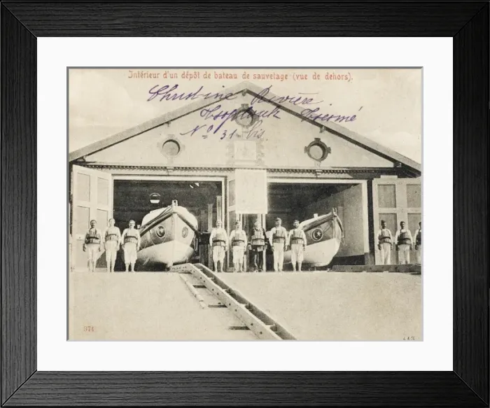 Framed Print : Lifeboat Station interior - Constantinople Framed Print : Lifeboat Station interior - Constantinople