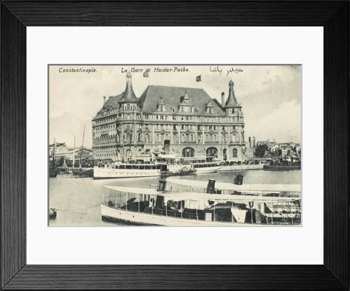 Framed Print : Haydar Pasa Station - Constantinople, Turkey Framed Print : Haydar Pasa Station - Constantinople, Turkey