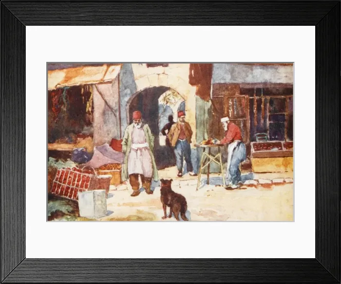 Framed Print : Street scene, Constantinople Framed Print : Street scene, Constantinople