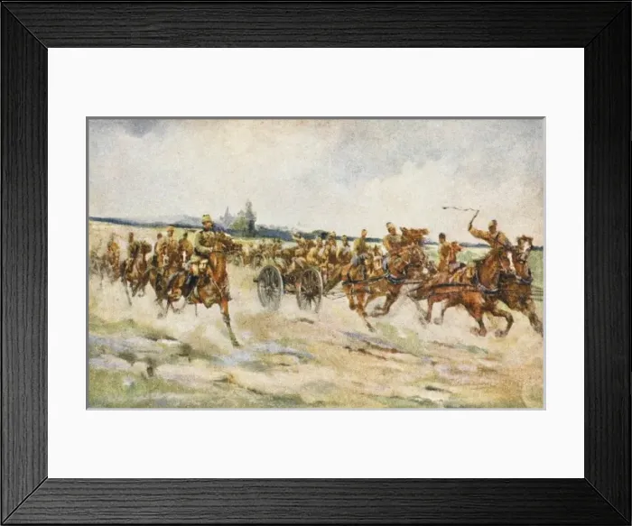 Framed Print : Turkish Artillery on the move Framed Print : Turkish Artillery on the move