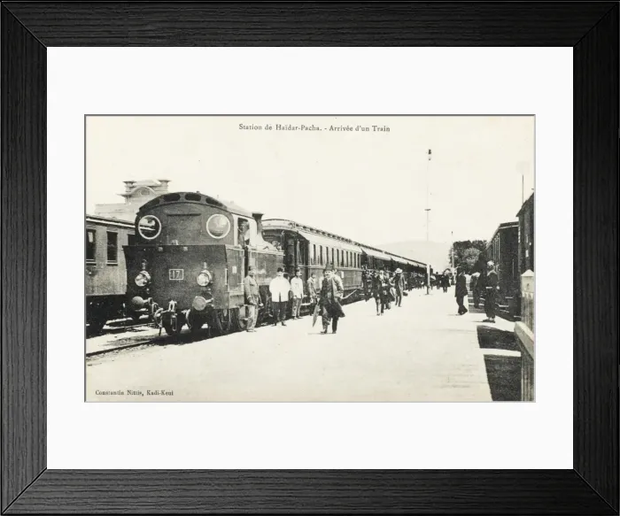 Framed Print : Haydar Pasa Station - Constantinople, Turkey Framed Print : Haydar Pasa Station - Constantinople, Turkey