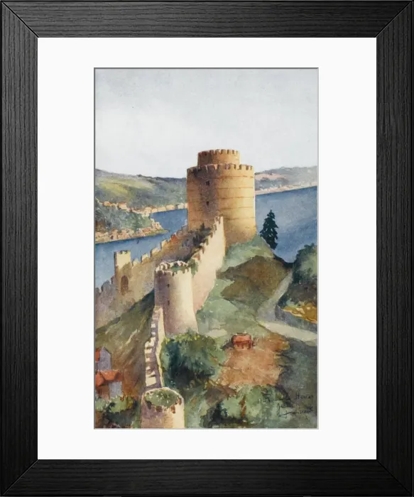 Framed Print : Tower at the Rumeli Hisari Framed Print : Tower at the Rumeli Hisari
