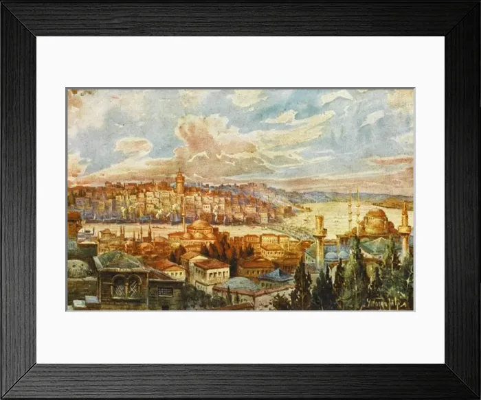 Framed Print : The Golden Horn meets the Bosphorus Framed Print : The Golden Horn meets the Bosphorus