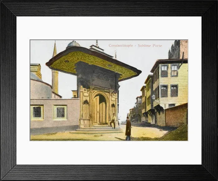 Framed Print : The Sublime Porte - Constantinople Framed Print : The Sublime Porte - Constantinople