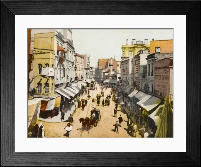 Framed Print : Karakoy Place - Constantinople Framed Print : Karakoy Place - Constantinople