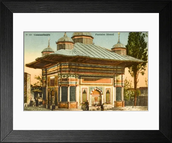 Framed Print : Fountain of Sultan Ahmet III - Constantinople Framed Print : Fountain of Sultan Ahmet III - Constantinople