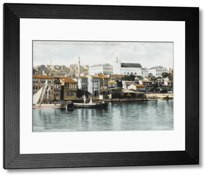 Framed Print : View of Psamalia, Constantinople, Turkey Framed Print : View of Psamalia, Constantinople, Turkey