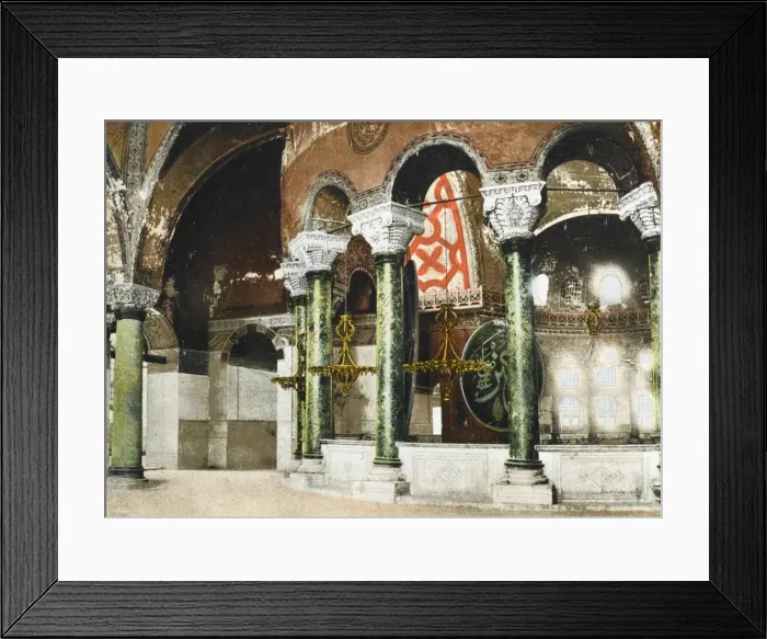 Framed Print : Ayasofya - Interior view Framed Print : Ayasofya - Interior view