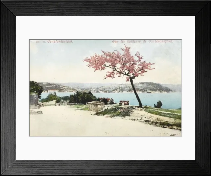 Framed Print : Constantinople - View of Kuzguncuk Framed Print : Constantinople - View of Kuzguncuk