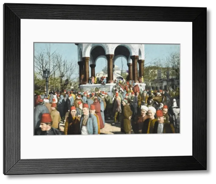 Framed Print : Inauguration of the Fountain of Kaiser Wilhelm II Framed Print : Inauguration of the Fountain of Kaiser Wilhelm II