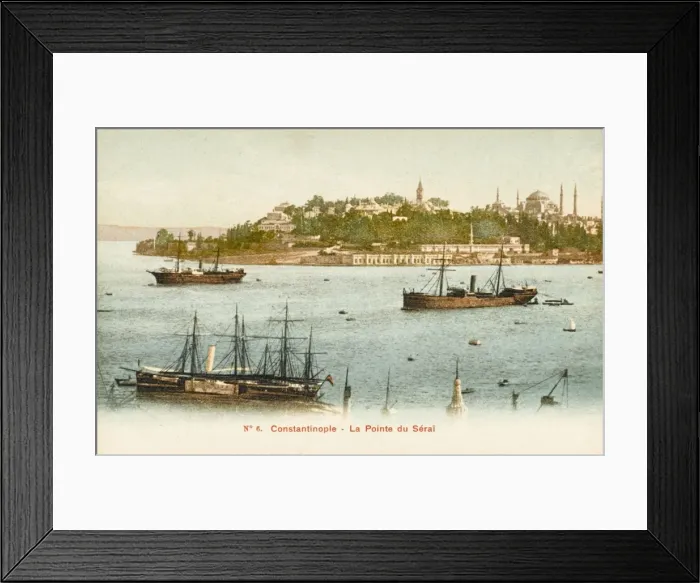 Framed Print : Saray Burnu, Constantinople, Turkey Framed Print : Saray Burnu, Constantinople, Turkey