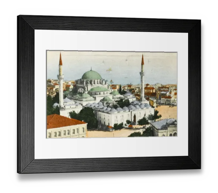 Framed Print : Beyazidiye Mosque, Constantinople, Turkey Framed Print : Beyazidiye Mosque, Constantinople, Turkey