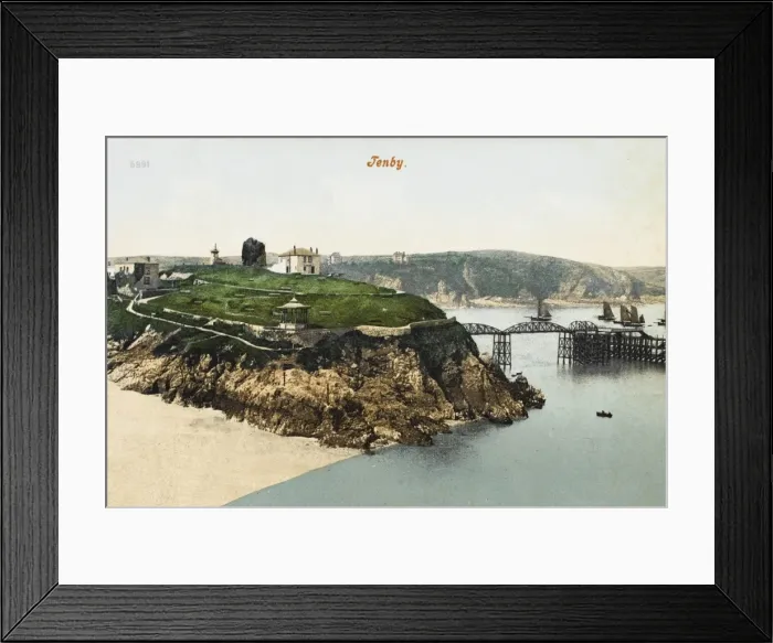 Framed Print : Tenby, Wales Framed Print : Tenby, Wales