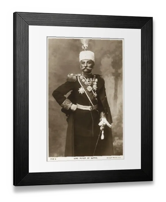 Framed Print : King Peter I of Serbia Framed Print : King Peter I of Serbia