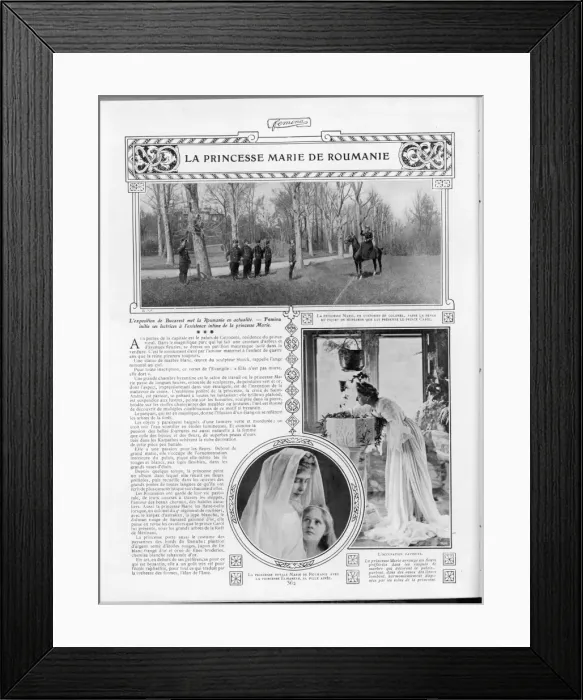Framed Print : Princess Marie of Romania Framed Print : Princess Marie of Romania