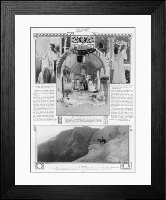 Framed Print : Princess Marie of Romania Framed Print : Princess Marie of Romania