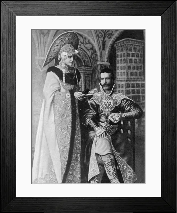 Framed Print : Grand Duke Serge Alexandovich and wife Framed Print : Grand Duke Serge Alexandovich and wife