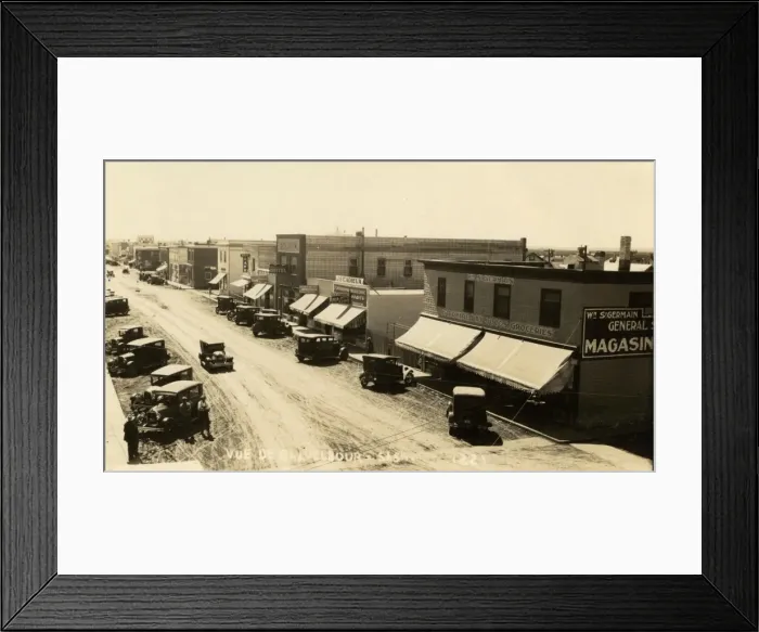 Framed Print : Gravelbourg, 1911 Framed Print : Gravelbourg, 1911