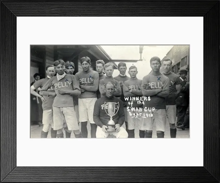 Framed Print : Pelly Football team Framed Print : Pelly Football team