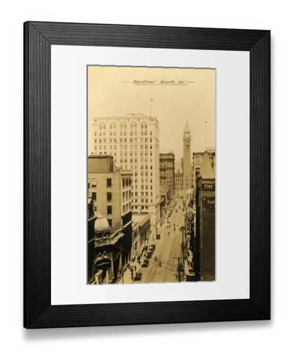 Framed Print : Bay Street, Toronto Framed Print : Bay Street, Toronto