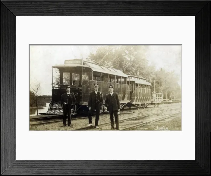 Framed Print : Tramcar in Canada Framed Print : Tramcar in Canada