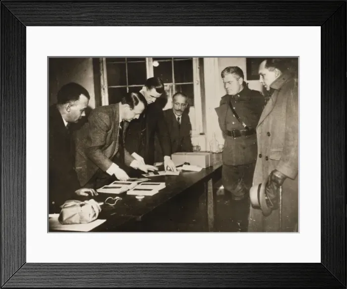 Framed Print : Saarland Plebiscite 1935 Framed Print : Saarland Plebiscite 1935