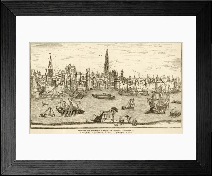 Framed Print : Antwerp, Belgium Framed Print : Antwerp, Belgium