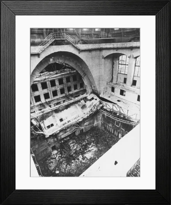 Framed Print : Reichstag Fire 1933 Framed Print : Reichstag Fire 1933
