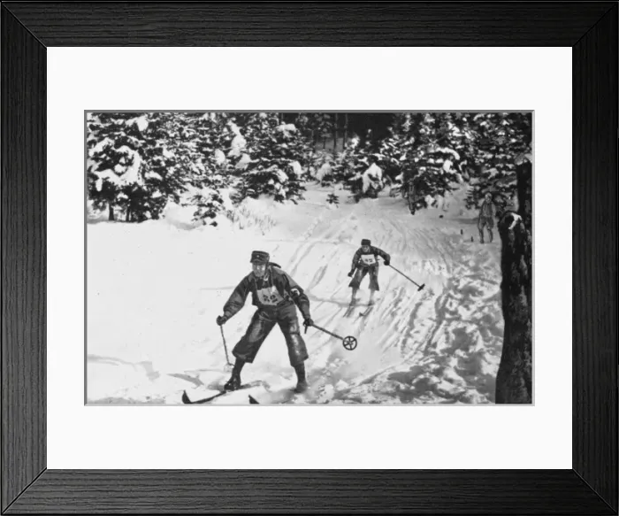 Framed Print : Ski Championship in Tolz Framed Print : Ski Championship in Tolz