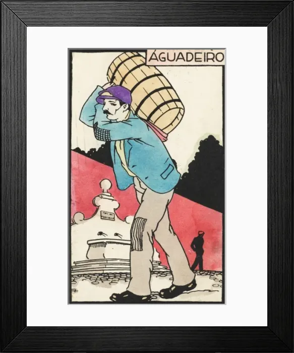 Framed Print : Portugal - Water carrier Framed Print : Portugal - Water carrier