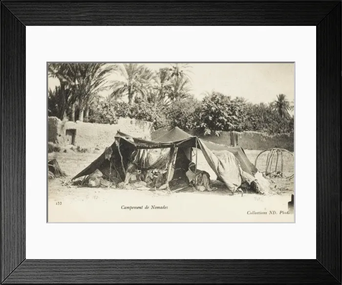 Framed Print : Nomadic Camp - Algeria Framed Print : Nomadic Camp - Algeria