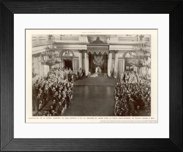 Framed Print : The opening of the Russian Assembly Framed Print : The opening of the Russian Assembly