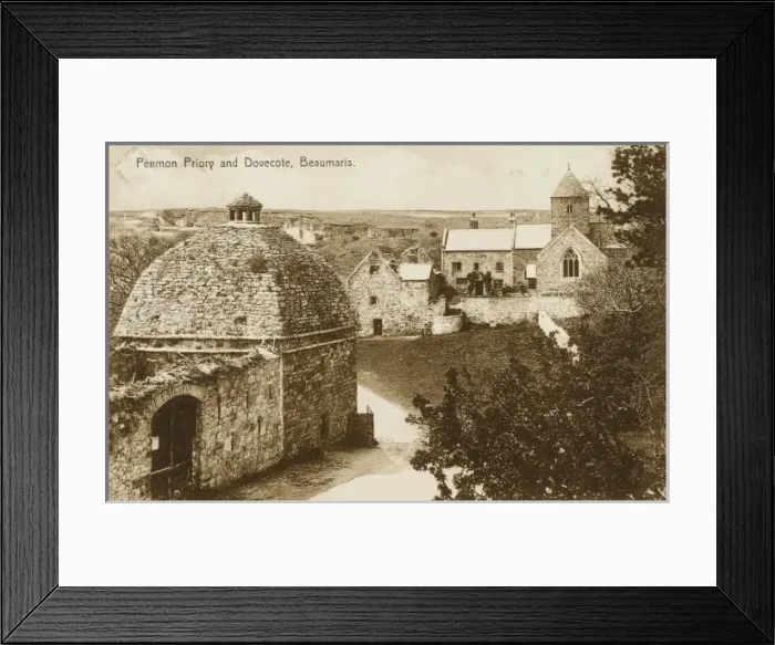 Framed Print : Penmon Priory and Dovecote, Beaumaris, Wales Framed Print : Penmon Priory and Dovecote, Beaumaris, Wales