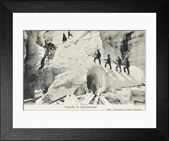 Framed Print : Ice Grotto - Eiger Glacier Framed Print : Ice Grotto - Eiger Glacier