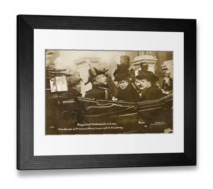 Framed Print : Queen Mary and Princess Mary Framed Print : Queen Mary and Princess Mary