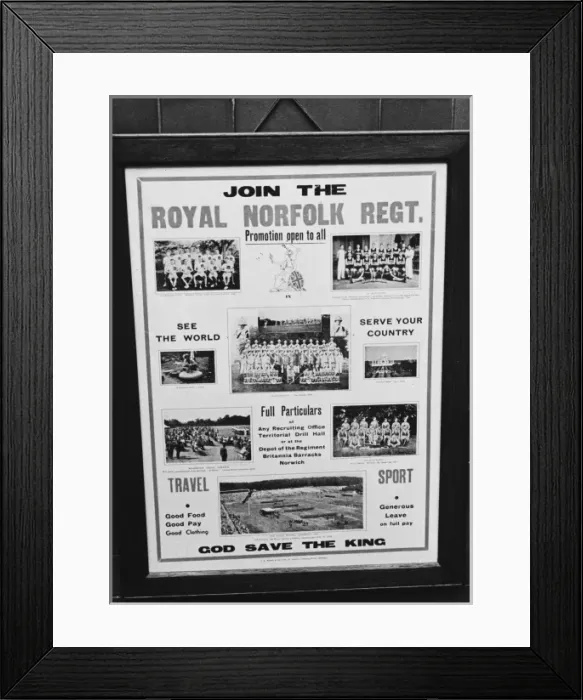 Framed Print : WWII Recruitment Framed Print : WWII Recruitment