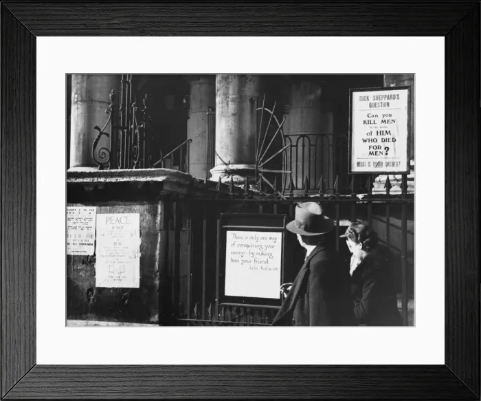 Framed Print : Pacifist posters Framed Print : Pacifist posters