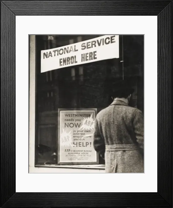 Framed Print : WWII Recruitment Framed Print : WWII Recruitment