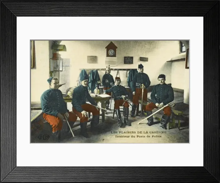 Framed Print : Barrack Room - Dijon, France Framed Print : Barrack Room - Dijon, France