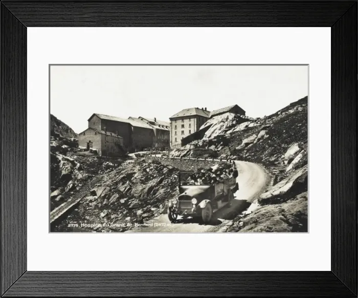 Framed Print : Hospice du Grand St Bernard, Switzerland Framed Print : Hospice du Grand St Bernard, Switzerland