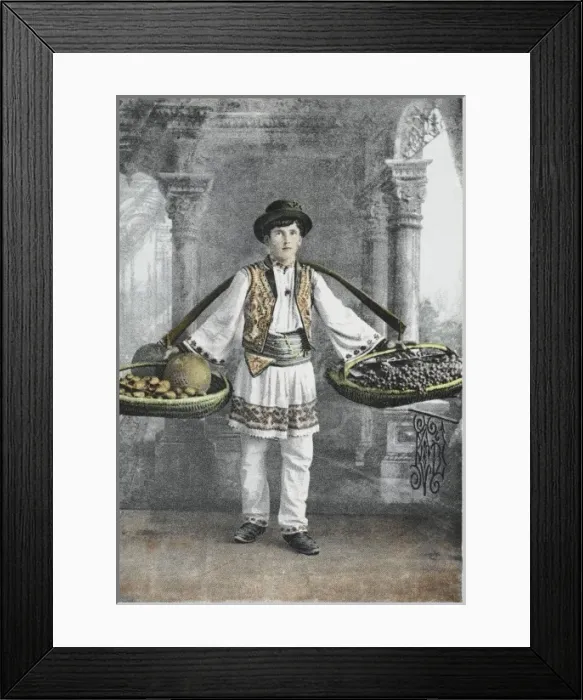 Framed Print : Romanian Fruit Seller Framed Print : Romanian Fruit Seller
